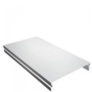 Рейка потолочная алюм. 100х3000мм АN85/А, белая, открытая, (треб. вставки)