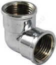 Угольник Ду 20 (3/4") ВР, хром Faro STC АКЦИЯ