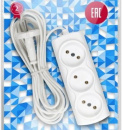 Удлинитель 5м/3 гнезда (6А/1,35кВт, 2х0,75мм2) (SBE-10-3-05-F) Smartbuy
