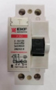Диф. выкл. (УЗО) 2п 63А 100мА ВД 1-63, "ЭКФ"