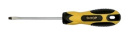 Отвёртка SL (шлиц) 3х100мм, CrV двухкомп. резин. черно-желт. ручка (19501) Энкор