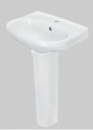 Комплект "Sanita" Комфорт 50 ВКС WB.PD/Comfort/50-C/WHT.G/S1 (Раковина 50x40см+ пьедестал)
