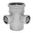 Крестовина 2-х плоск, ПП 110/50/50х90гр. серая. СТК