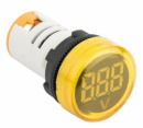 Индикатор значения напряжения желтый AD/ED16-22VD (12-500 В)