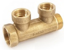 Коллектор ВР-НР 3/4"х2в.х1/2"ВP, лат.