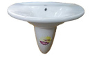 Комплект "Swell" Elentra 1127D (Раковина 55,5х77см+пьедестал "Swell" Elentra 7227) Распродажа