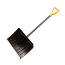 Лопата снег. с алюм/черен, пласт. 540х370мм (V- ручка, алюм/окант) (ZP0032) (69-0-457)