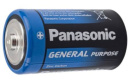 Батарейка R20 (D-большая, солевая General Purpose) (00748) Panasonic