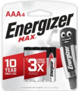 Батарейка LR03 Max (ААА-мизинч., Alkaline, блистер 4шт) (19083) Energizer