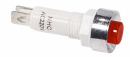 Сигнал. лампа с отраж. красная 220В, Ø10 (36-4751) Rexant