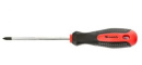 Отвёртка PH1 4х100мм. CrV трёхкомп. красно-черн. ручка anti slip (11438) Fusion