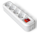 Колодка с выкл. с/з 4 гнезда 16А (SBE-16-4-00-ZS) Smartbuy