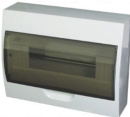 Щит распред. пласт. ЩРН-П 18 мод./1р. (наклад., IP41, 220х365х100мм) Generica