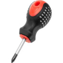 Отвёртка PH1 4х38мм. CrV трёхкомп. красно-черн. ручка anti slip (11429) Fusion