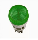 Сигнал. лампа ENR-22 с ламп.нак.на 240V ВА 9S зеленая, (фронт обзор)