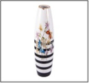 Ваза декоративная 11*11*29 см, керамика (214734)