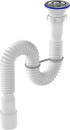 Сифон для мойки гофрир. 11/2"х40/50 нерж/чаша 70мм, L=335-755мм (F103-60-MR) Aquant