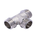 Тройник Ду 15(1/2") НР, хром, ZEISSLER