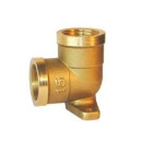 Угольник Ду 15 (1/2") ВР с креплением, латунь