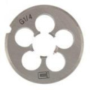 Плашка G1/4" для трубной цилинд. резьбы, сталь Р6М5