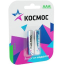 Батарейка R03 KOC-LR03-2BL (ААА-мизинч., Alkaline, блистер 2шт) Космос