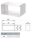 Соед. вент. плоских каналов 60х120 (717)