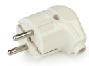Вилка угловая с/з Smartbuy белая 16А (SBE-16-P02-w)