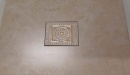 Керам. декор "Azzo-Arno Gold Waterjet Decor" 25x40см тём-беж/зол (Ликвидация коллекции 30%)