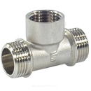 Тройник Ду 15(1/2") НР-ВР-НР, хром