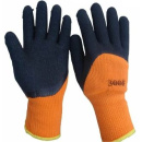 Перчатки утепл. синтет., оранжевые, черный облив Admiral (103)