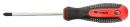 Отвёртка PH2 6х100мм. CrV трёхкомп. красно-черн. ручка anti slip (11441) Fusion