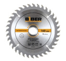 Диск пильный ф160х20/16 z36, чистый рез (85244) Biber