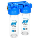 Фильтр 2-х ступ. АБФ-2 1/2 (10/2,5", Ду15ВР) (2-8 атм., ключ+кроншт) Аквабрайт