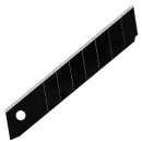 Лезвия для ножа 18мм Черные (сталь SK5, black, 100мм, 1/10шт) Matrix