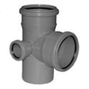 Крестовина 2-х плоск, ПП 110/110/50х90гр., левая, серая. СТК