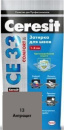 Затирка для межп/швов "Ceresit" CE 33, №13 антрацит, 2 кг. 