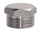 Пробка Ду 15 (1/2") НР, хром 