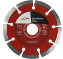 Диск 115х22,2/20/16 мм. алмаз. сегм., сухая резка (1857735) LOM