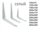 Консоль 300x250мм серая