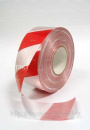 Лента сигнальная, оградительная ЛО (бело-красная) 75x150м