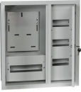 Щит учет/распред. ЩУРВ 3/24зо (внутр., IP31, зам.+окно, 580х520х165) TDM