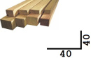 Брусок нестрог. 40х40 (4,0м.)