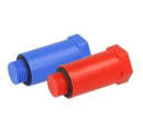 Пробка Ду 15 (1/2")  PP-R ,НР, пласт.,удлин., син/красн 