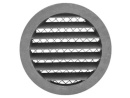 Решетка вент. Д=125мм  алюм., круглая, наруж, с фланцем