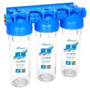 Фильтр 3-х ступ. АБФ-3 1/2 (10/2,5", Ду15ВР) (2-8 атм., ключ+кроншт) Аквабрайт