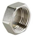Пробка Ду 15 (1/2") ВР, хром 