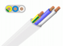 Провод медный ПУГНП (ШВВП) 3х2,5  гибкий, многопр., белый