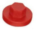 Маскировочная шляпка для кровельного самореза М8 красная KAPS-3000 