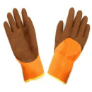 Перчатки утепл. синтет., оранжевые, коричневый облив Admiral (101)