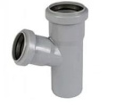 Тройник ПП косой перех. 50/40х67 гр. серый. Ostendorf